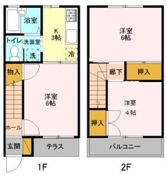 マルシンコーポＡの物件間取画像